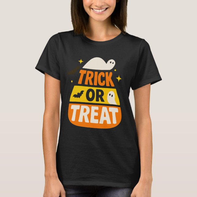 Trick or Treat Candy Corn T-Shirt (Front)
