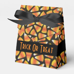 Trick Or Treat Candy Corn Tent Favor Box