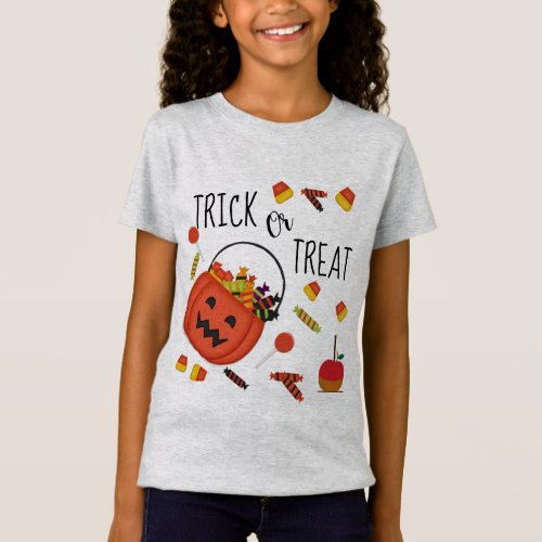 Trick or Treat Candy Design T_Shirt