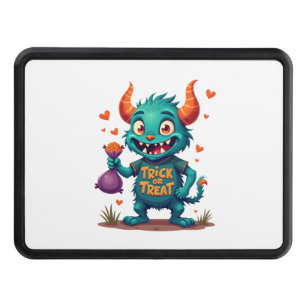 Trick or Treat Candy Monster � Halloween T-Shirt D Hitch Cover