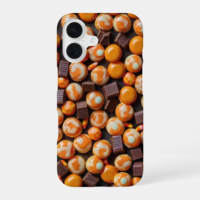 Trick or Treat Candy Pattern Iphone Case (Back)