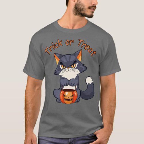 Trick or treat cat T_Shirt