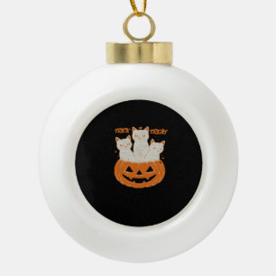 Trick or Treat cats Classic T-Shirt Ceramic Ball Christmas Ornament