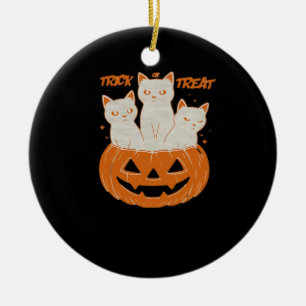 Trick or Treat cats Classic T-Shirt Ceramic Ornament