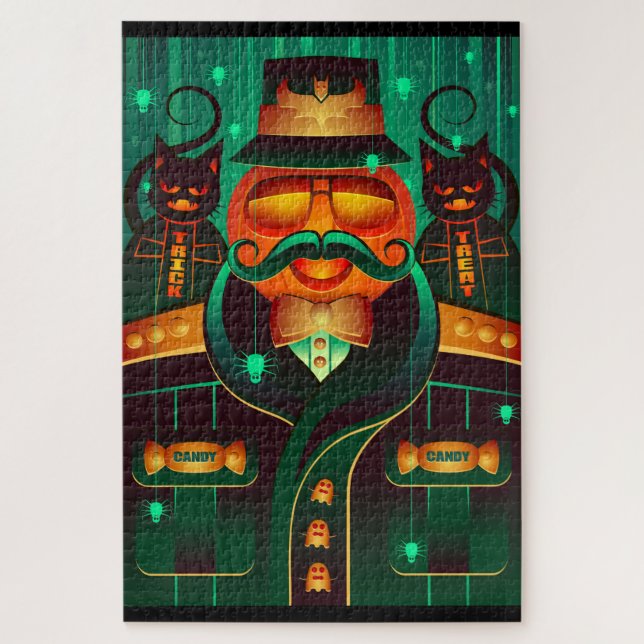 trick or treat cats puzzle (Vertical)