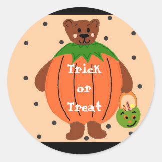 Trick or Treat Classic Round Sticker