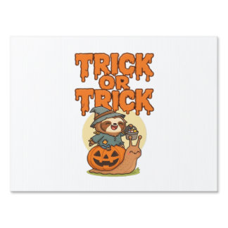 Trick or Treat Classic T-Shirt Sign