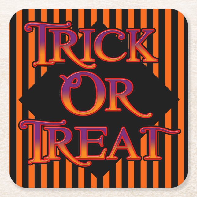 Trick or Treat Coaster (Front)