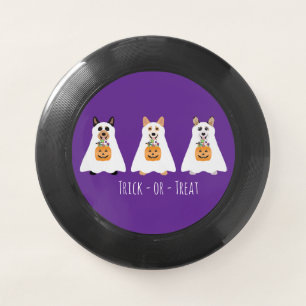 Trick Or Treat Corgi Ghost Dogs Halloween Wham-O Frisbee