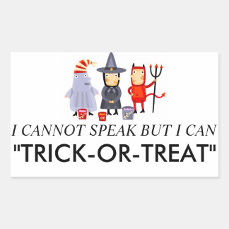 Trick or Treat Costume Stickers
