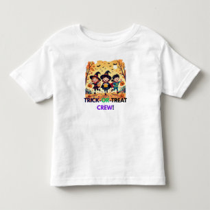 Trick-or-Treat Crew Halloween Kids T-Shirt – Cute 