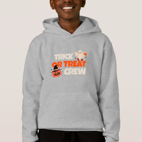 Trick Or Treat Crew Kids Hoodie