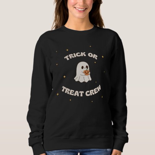 Trick Or Treat Crew Womens Sweatshirt