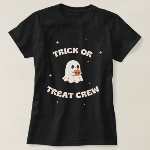 Trick Or Treat Crew Womens T_Shirt