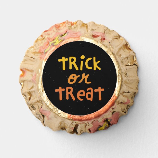 Trick or treat cute fun Halloween Reese's Peanut Butter Cups (Front)