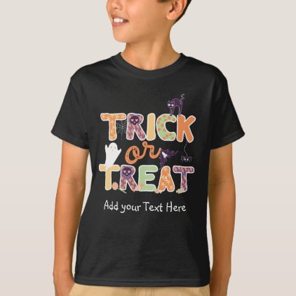 Trick or treat Cute Ghost Halloween T-Shirt