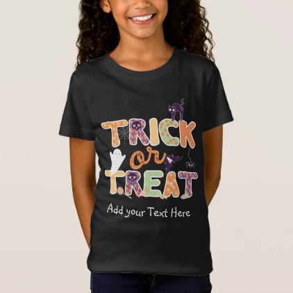 Trick or treat Cute Ghost Halloween T-Shirt