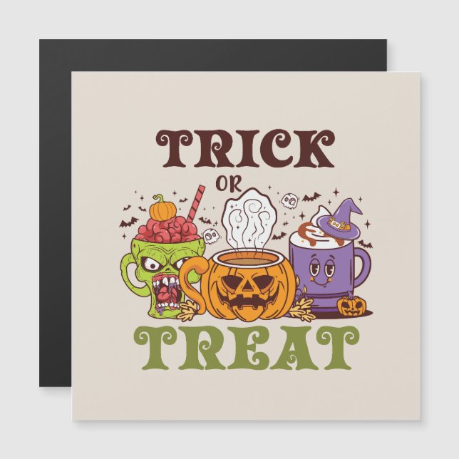 Trick Or Treat – Cute Halloween Coffee Brew (Front/Back)