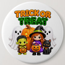 Trick or Treat - Cute Halloween Friends
