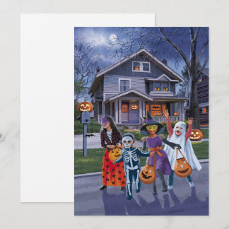Trick or Treat Cute Halloween Save The Date