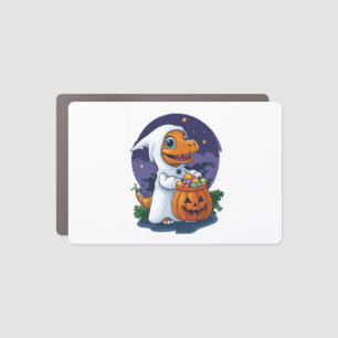  Trick-or-Treat Dino Car Magnet