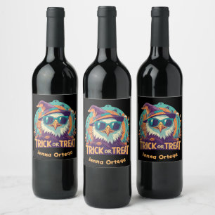 Trick or Treat Eager - Fright Night Wine Label
