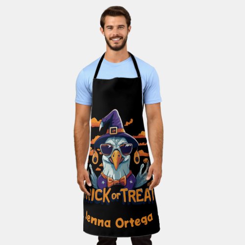 Trick or Treat Eager _ Pumpkin Spice Apron