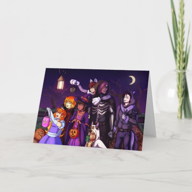 Trick or Treat Family Card (Front)