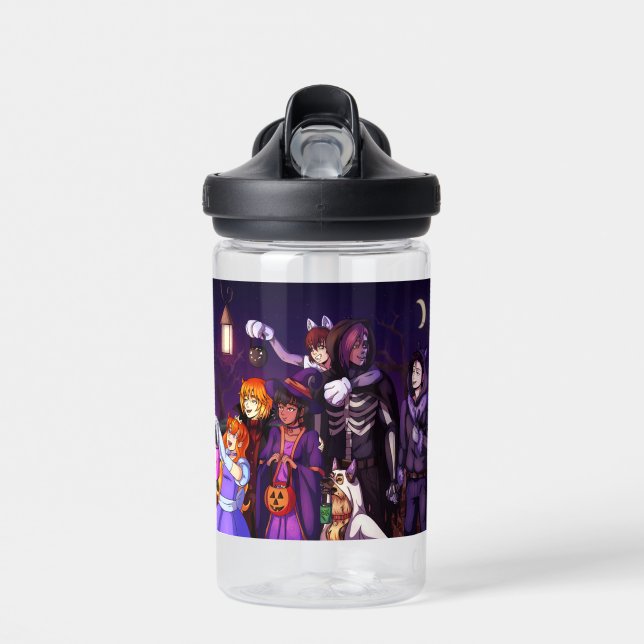 Trick or Treat Family Water Bottle (Front)
