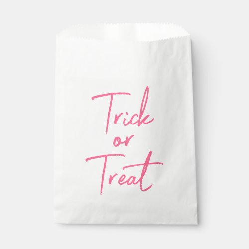 Trick or Treat Favor Bag