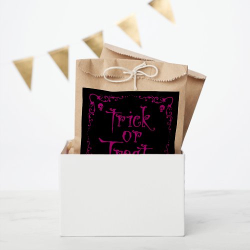 Trick or Treat Favor Bags