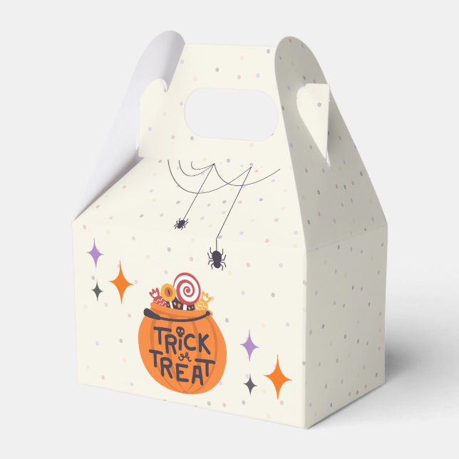 Trick or Treat Favor Boxes (Front Side)