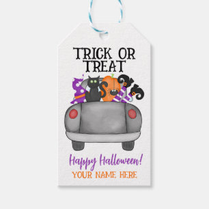 Trick or Treat Favor Tag