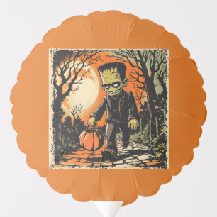 "Trick or Treat Frankie" Replica Circa 1950's Balloon