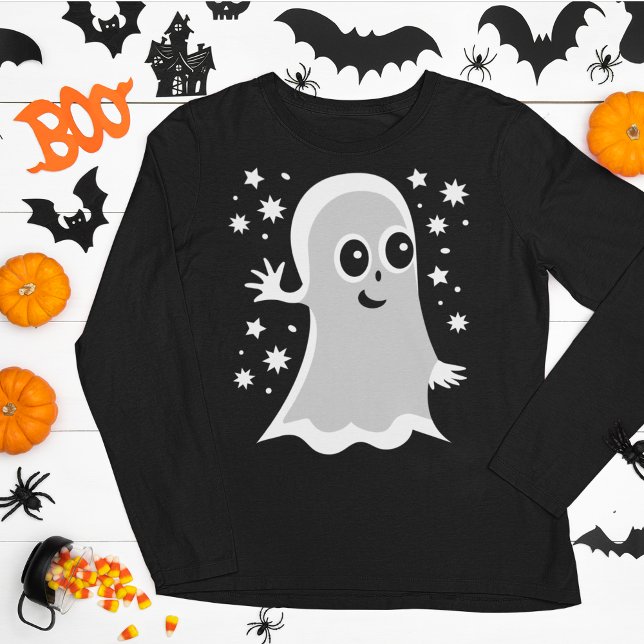 Trick or Treat Friendly Halloween Ghost Sweatshirt (Creator Uploaded)