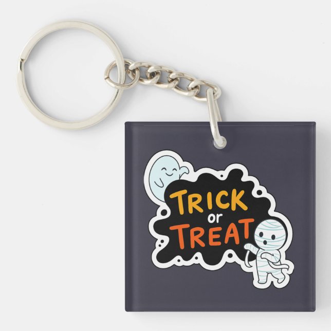 Trick or Treat Fun Keychain (Front)