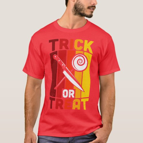 Trick or Treat Funny Halloween Costume T_Shirt
