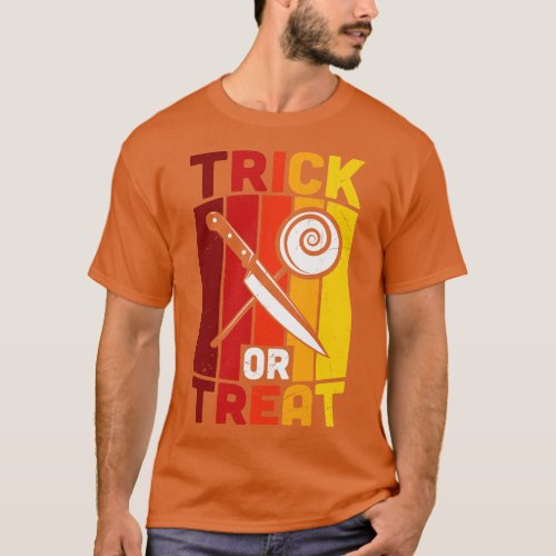 Trick or Treat Funny Halloween Costume T_Shirt