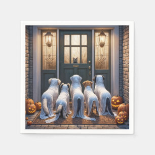Trick or Treat Ghost Dogs Napkins