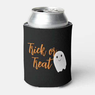 Trick or Treat Ghost Halloween Can Cooler