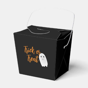 Trick or Treat Ghost Halloween Favor Boxes