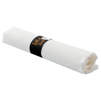 Trick or Treat Ghost Halloween Napkin Bands