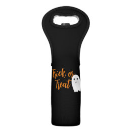Trick or Treat Ghost Halloween Wine Bag
