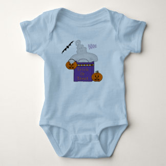 Trick Or Treat Ghost In Bag Baby Bodysuit
