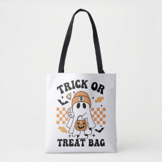 Trick or Treat Ghost with Bag