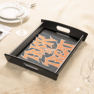 Trick Or Treat Graffiti Serving Tray