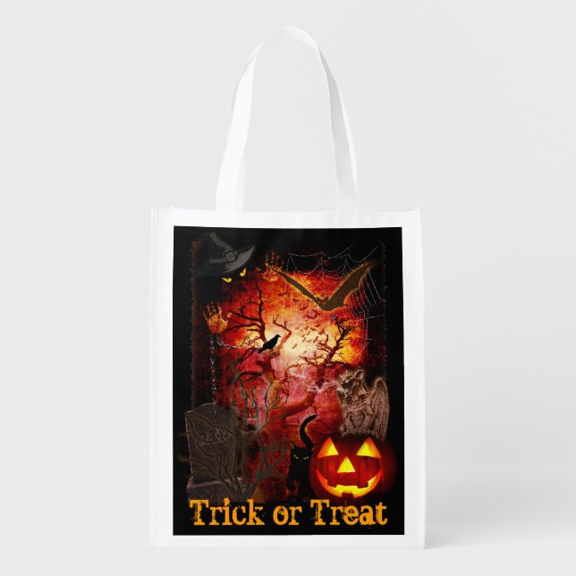 Trick or Treat Grocery Bag (Front)