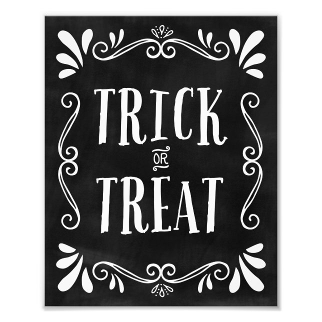 Trick or Treat | Halloween Art Print (Front)