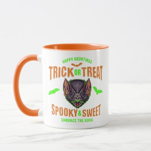 Trick or Treat Halloween Bats Mug