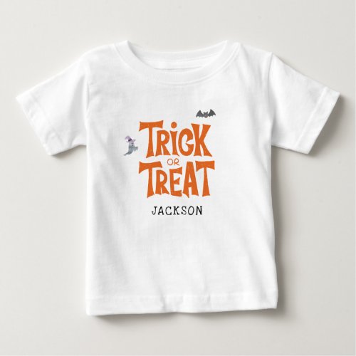 Trick or Treat Halloween Birthday Party Baby T_Shirt